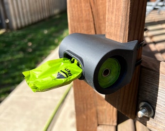 Poop Bag Holder for Decks/Posts/Etc