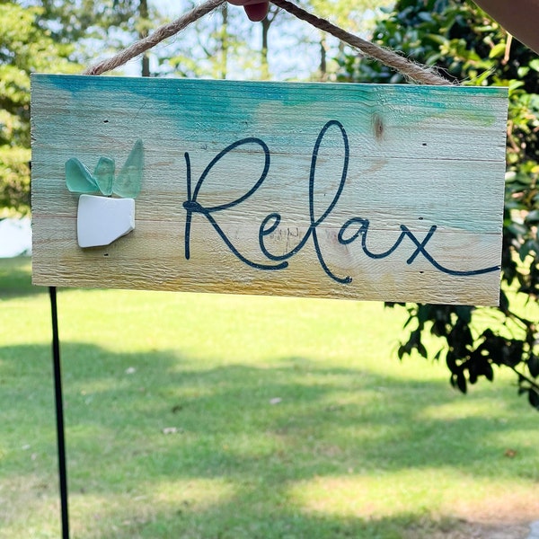 Authentic Handmade Seaglass Art Decor