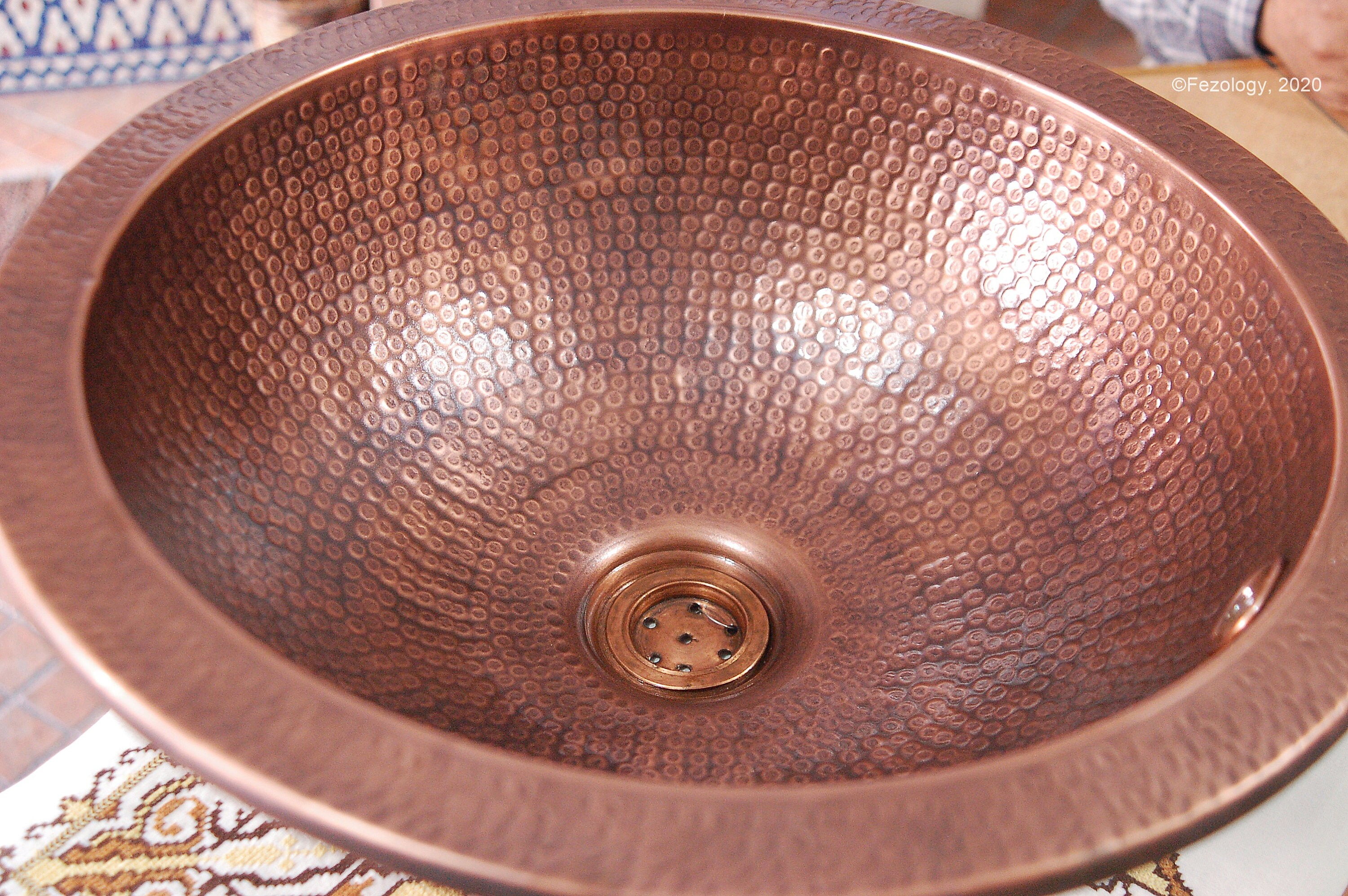 Badezimmer Waschbecken gehämmert Kupfer Waschbecken | Etsy