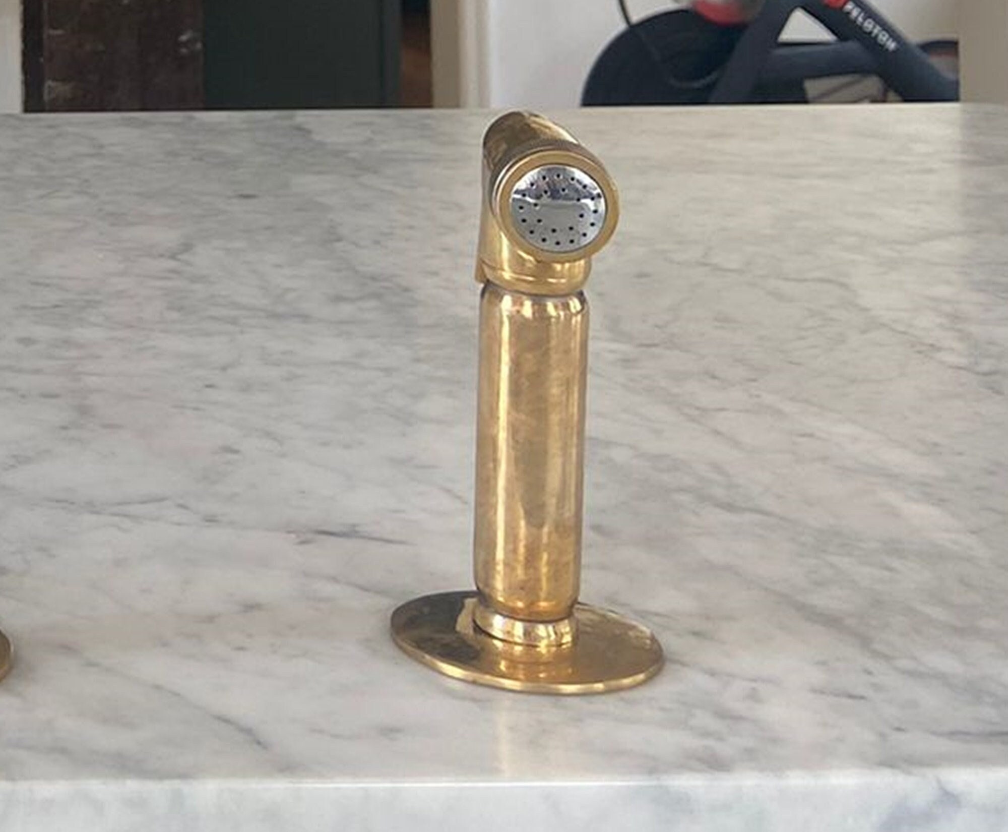 Unlacquered Brass Side Sprayer - Brass  Side Sprayer - Kitchen Faucet…
