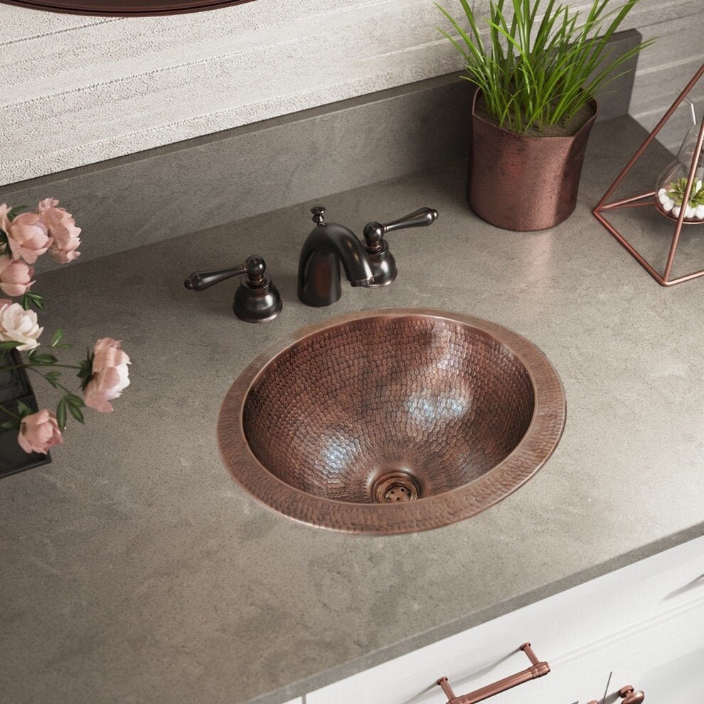 Badezimmer Waschbecken gehämmert Kupfer Waschbecken | Etsy