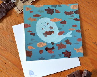 Carte Morse Spécial Pâques