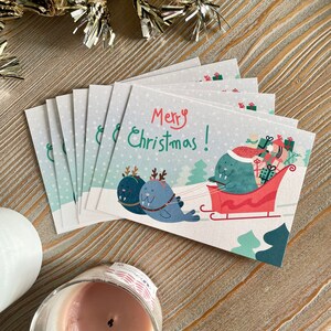Carte postale morse Merry Christmas 2021