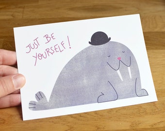 Carte Just be yourself !
