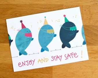 Carte morse Enjoy and stay safe
