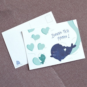 Carte morses Bonne fête maman