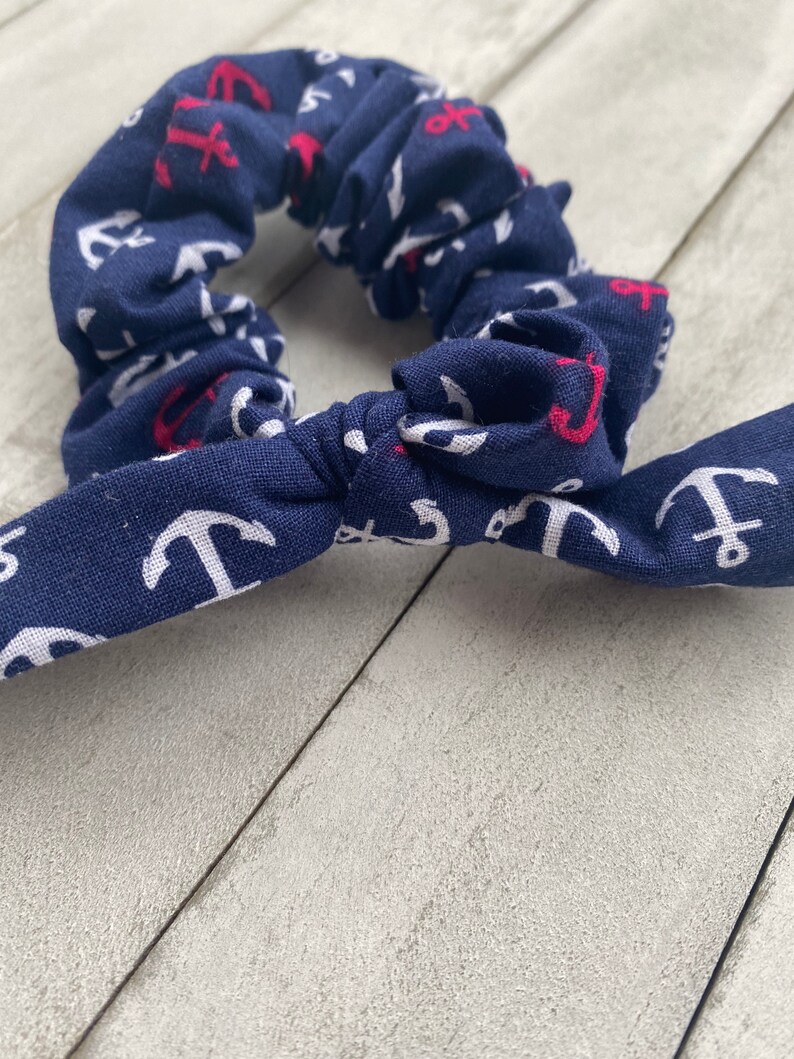Nautical Scrunchie Summer Scrunchie