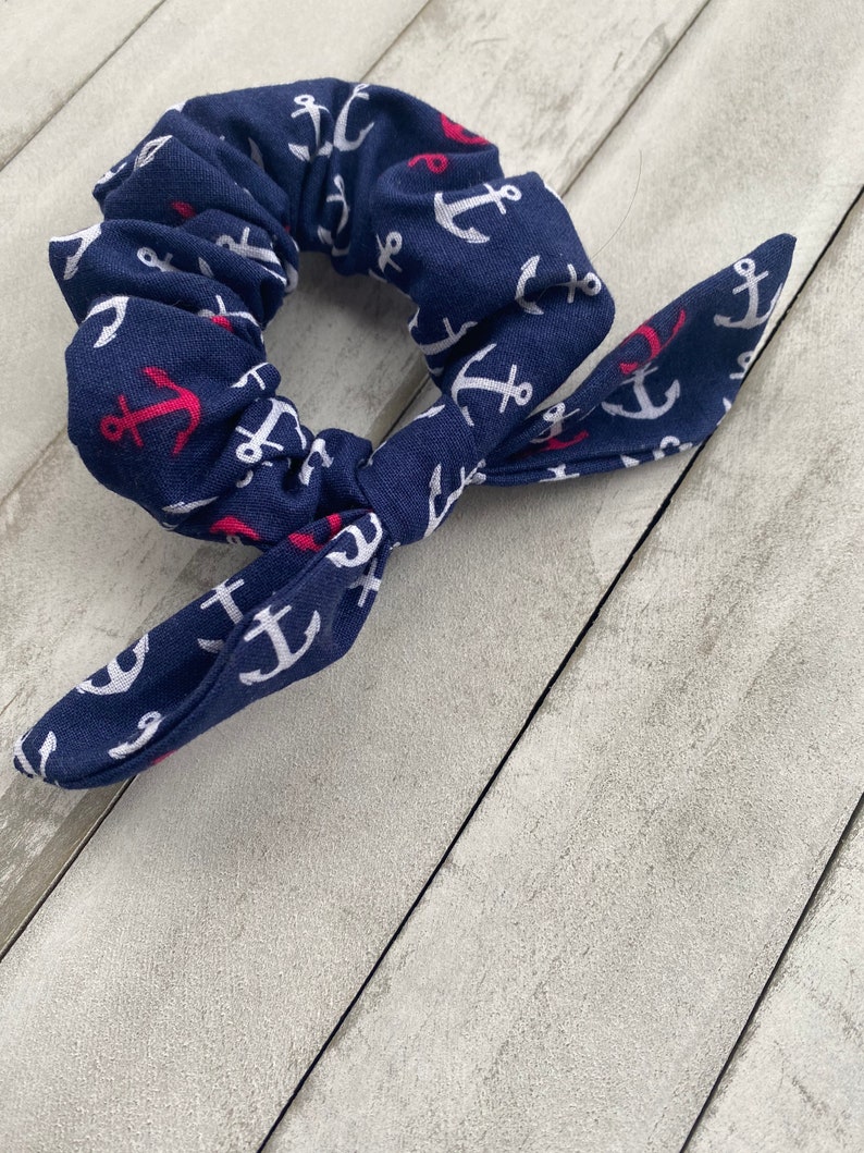 Nautical Scrunchie Summer Scrunchie