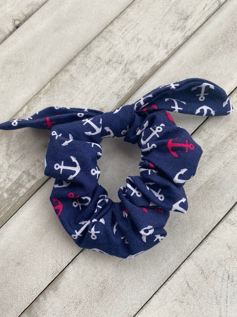 Nautical Scrunchie Summer Scrunchie