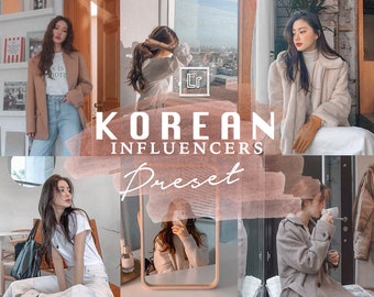 3-in-1 KOREAN INFLUENCERS Pack | Mobile Lightroom Presets |  | Soft | Bright | DNG | Desktop | Neutral Selfie Blogger Filter Minimal Preset