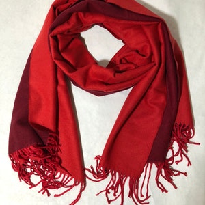 Wool fabric Winter scarf - women men scarves blanket scarf
