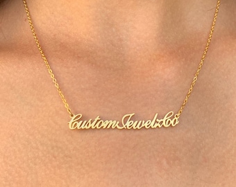 Download Script Font Necklace Etsy Yellowimages Mockups