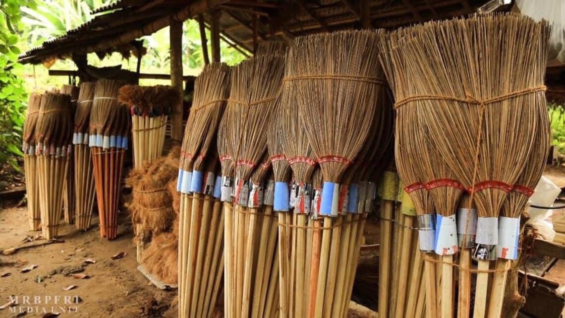 Coconut Palm Garden Broom Etsy