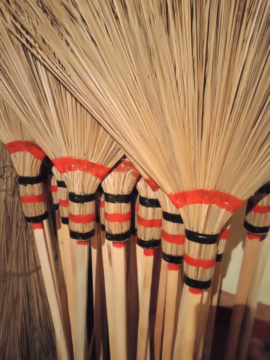 Coconut Palm Garden Broom Etsy