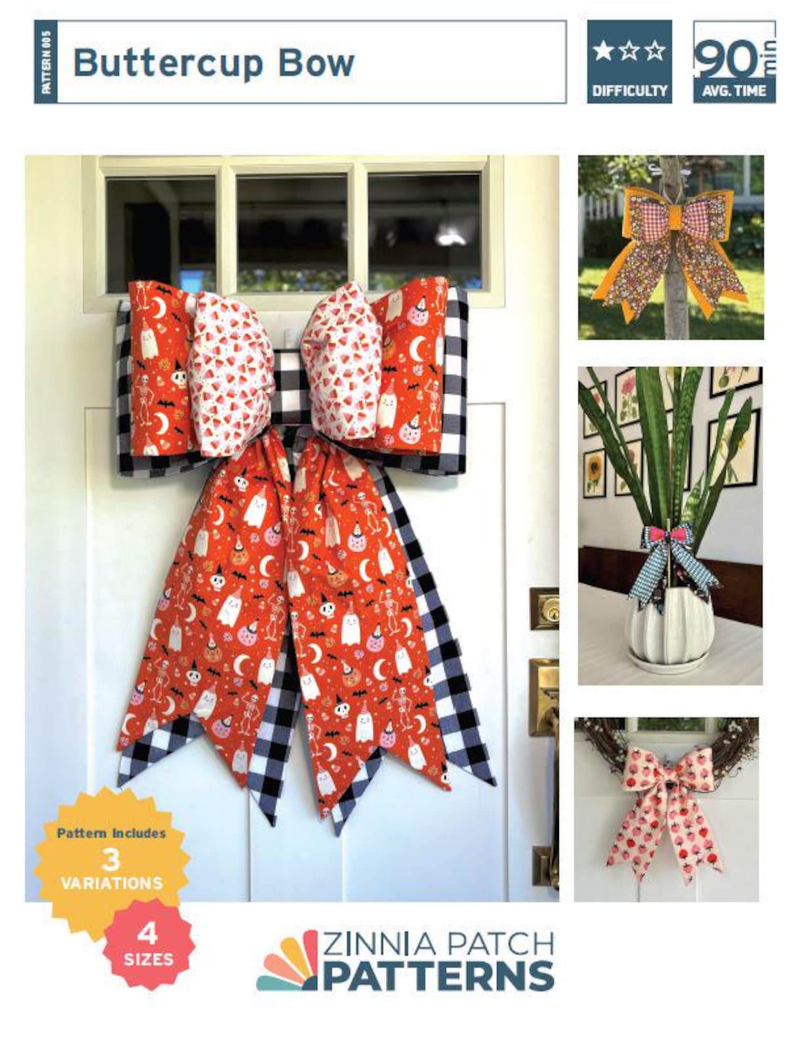 Buttercup Bow + Step by Step Video - Etsy