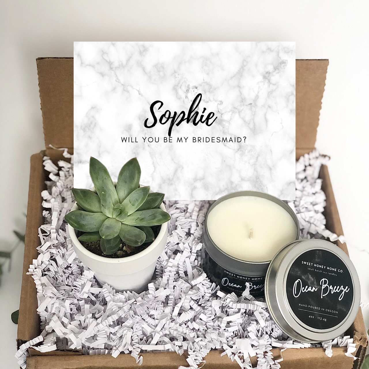 BRIDESMAID PROPOSAL BOX, Free Shipping and a Free Custom Card! Brides…
