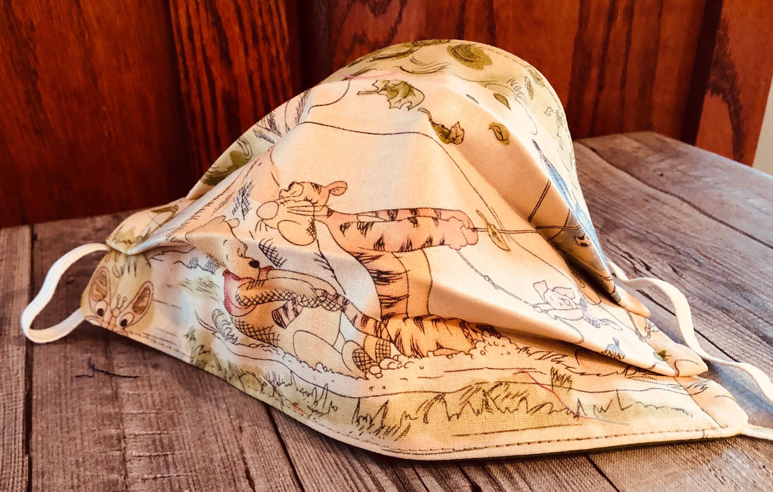 Disney's Winnie the Pooh and Friends Face Mask 3 Layer - Etsy