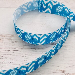 Blauwe olifant grosgrain lint 7/8" 22 mm olifant versieren ambachten lint