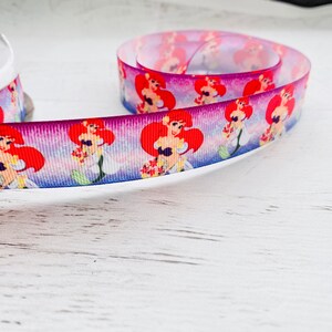 Kleine Zeemeermin Grosgrain Lint 7/8" 22mm Decoratie Ambachten Lint