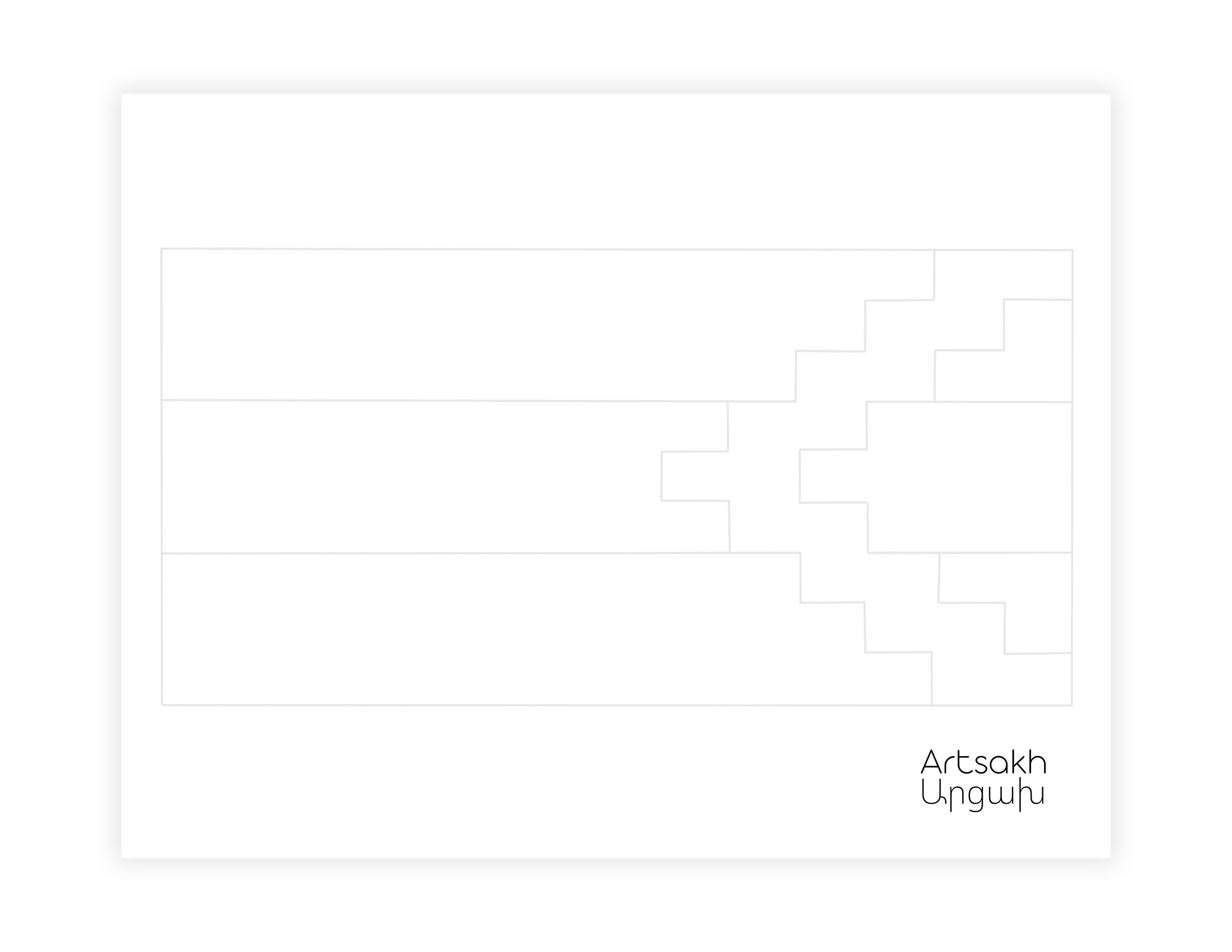 Artsakh Flag Downloadable and Printable Coloring Page | Kids Coloring ...