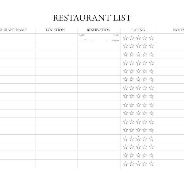 Restaurant - Etsy