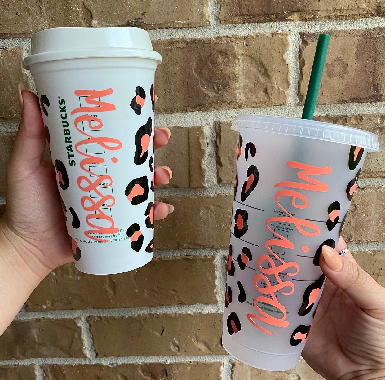 Matching Genuine Starbucks Reusable Hot and Cold Coffee Cup