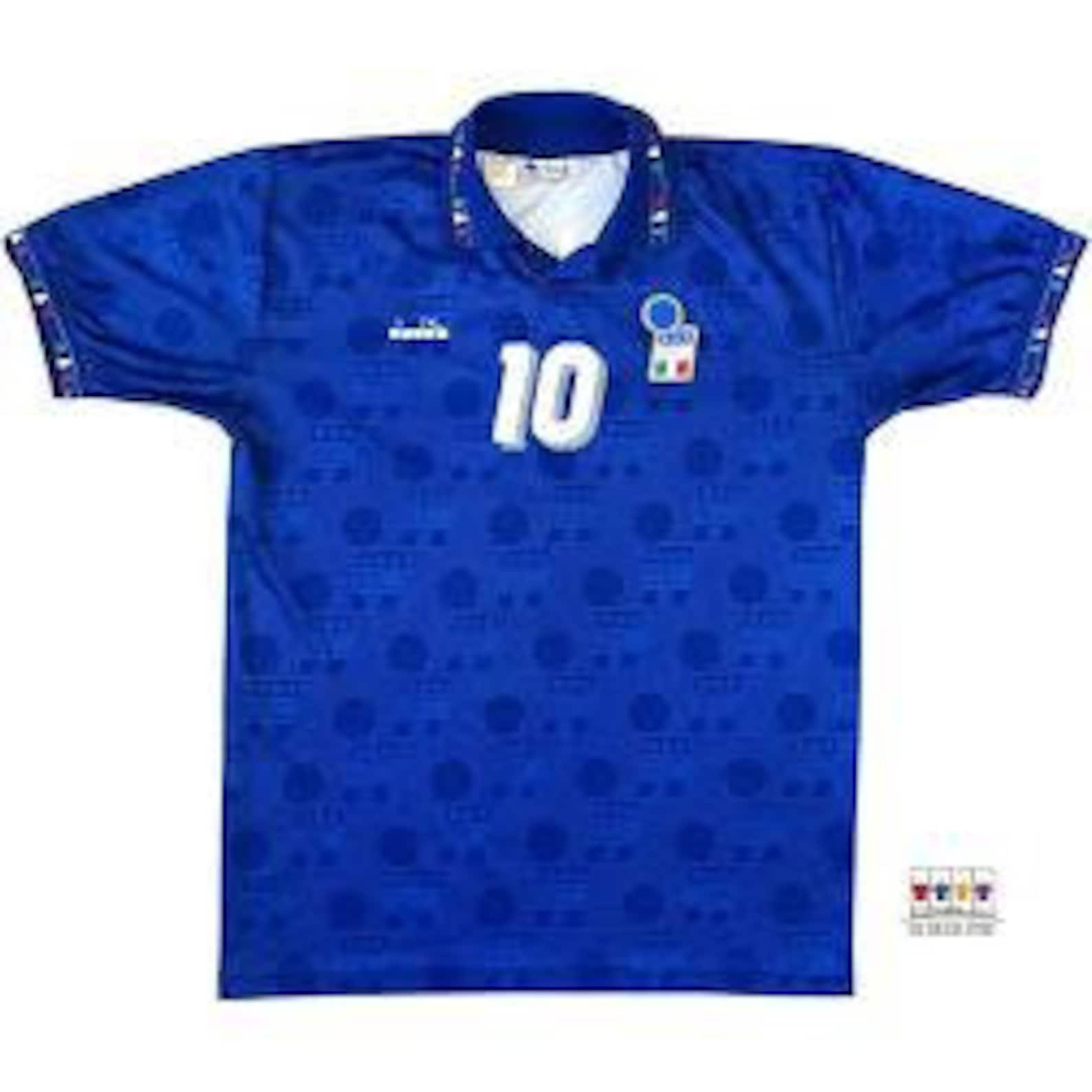 Maglia calcio Italia Retro 1994 con R Baggio nominato Etsy