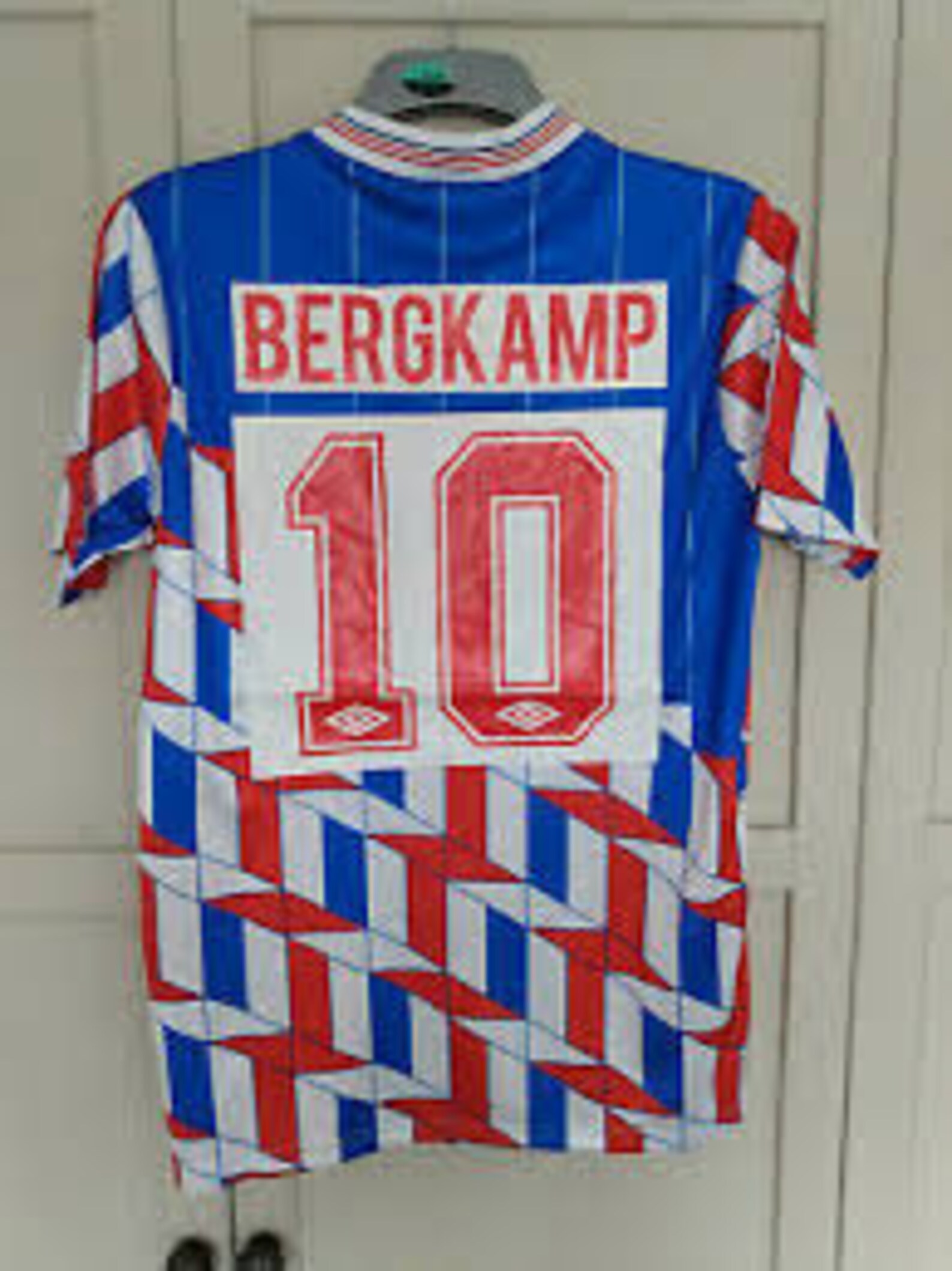 Ajax Football Shirt 1990 Retro With Bergkamp 10 Named Etsy