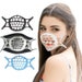 3D face mask bracket, 3D face mask bracket, inner support frame, lipstick protection for mask, breath and speak easier, gift idea for family 