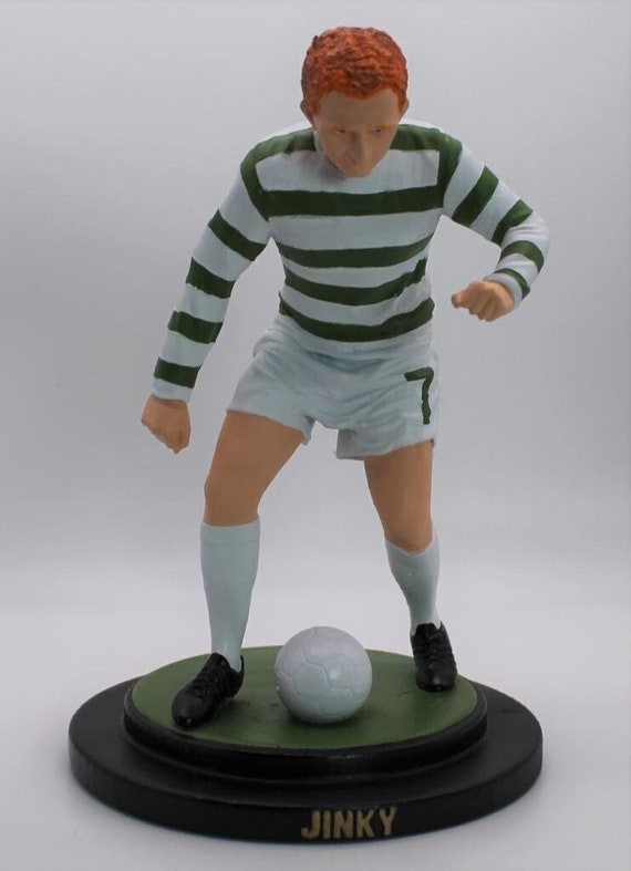 Jimmy 'jinky' Johnstone Resin Statue, Premium Hand Painted
