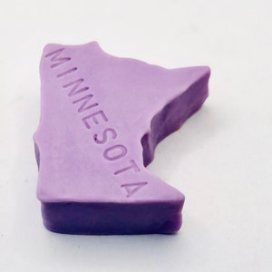 Minnesota state, Large Goats Milk Soap bar.  Handmade, Ideal for lovers of all things Minnesota.