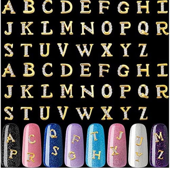 26 Gold Bling Letters 