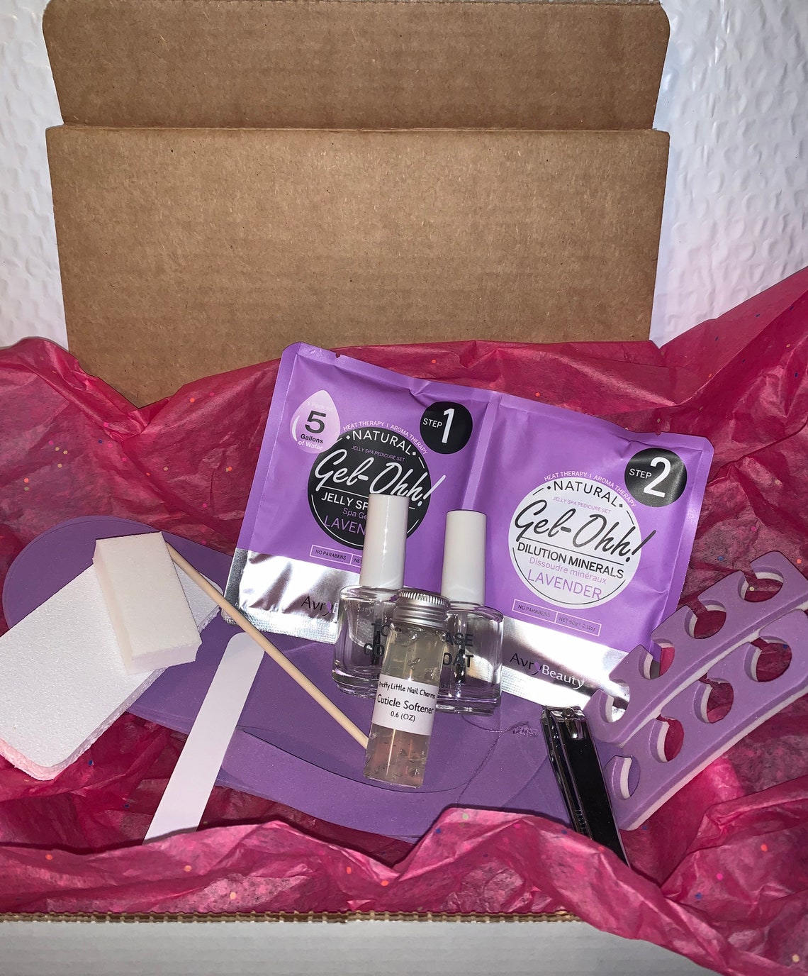 Pedicure in a Box on the Go Pedicure Kit Etsy