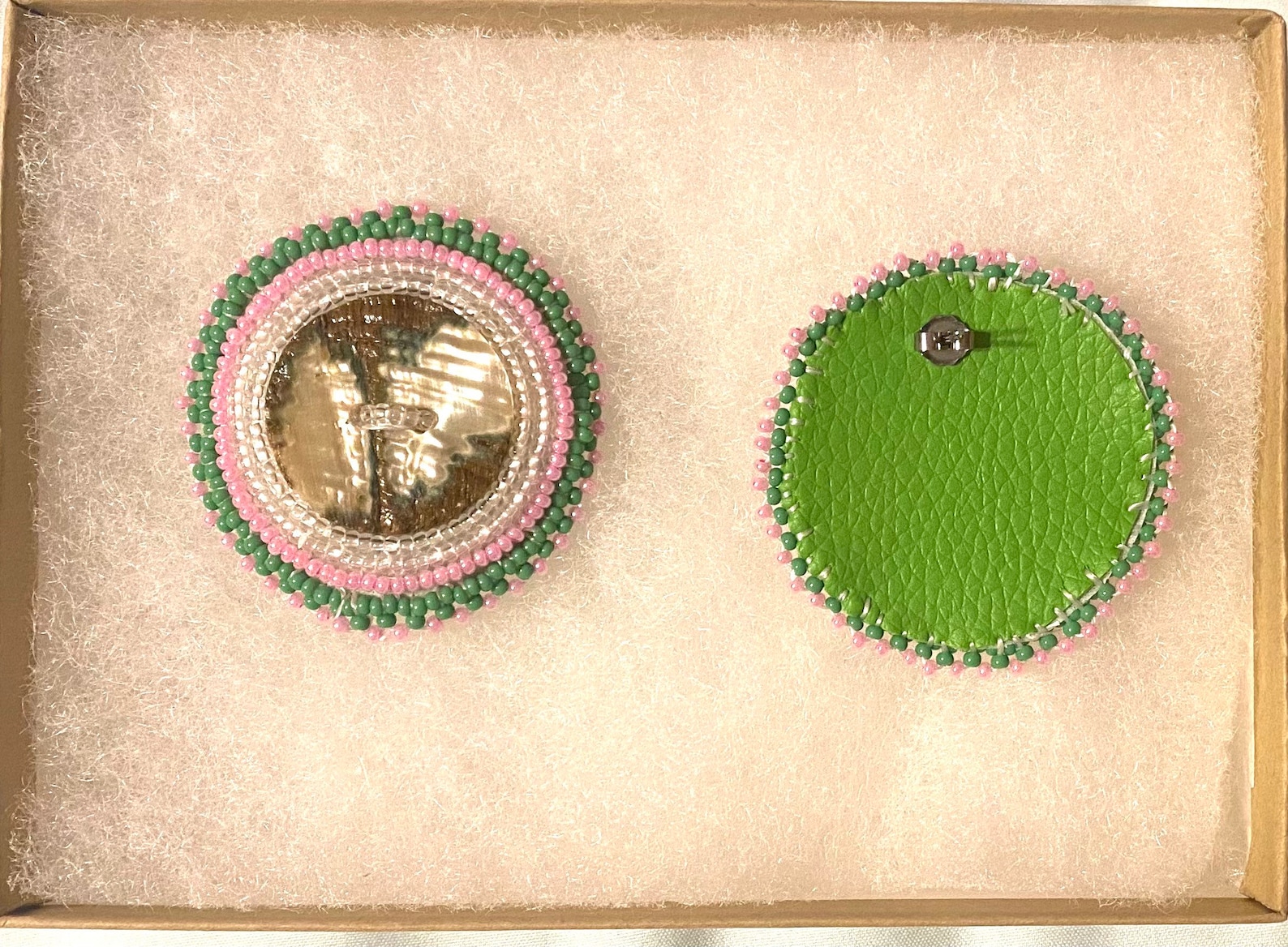 Beaded Stud Earrings | Etsy