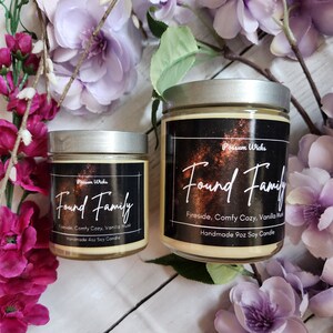 Found Family Book Trope Inspired Soy Candle Bookish Candle