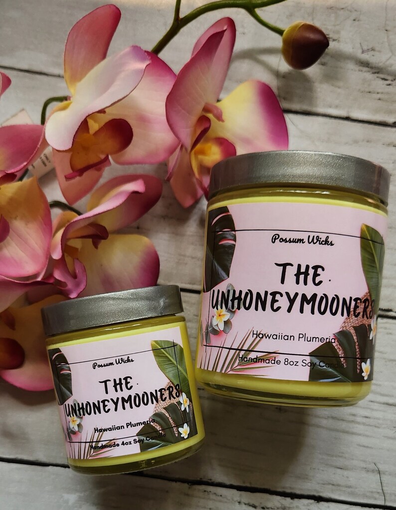 Unhoneymooners Inspired Soy Candle from the novel by Christina Lauren image 1