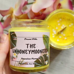 Unhoneymooners Inspired Soy Candle from the novel by Christina Lauren image 5