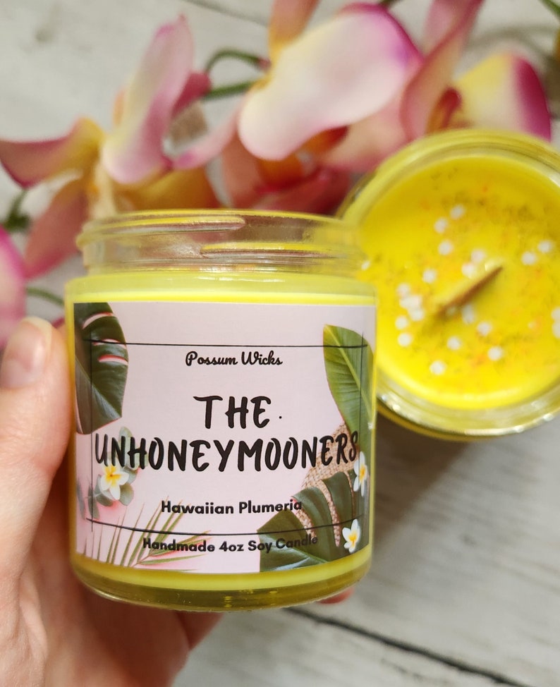 Unhoneymooners Inspired Soy Candle from the novel by Christina Lauren image 5