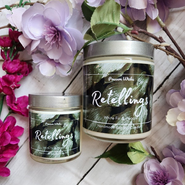 Book Tropes Retellings Soy Candle