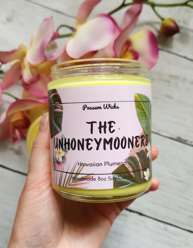 Unhoneymooners Inspired Soy Candle from the novel by Christina Lauren image 4