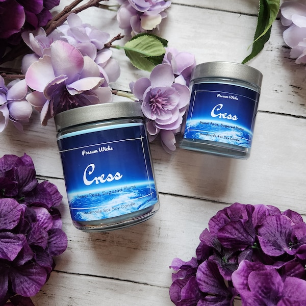 Cress Inspired Soy Candle from Marissa Meyer's Lunar Chronicles