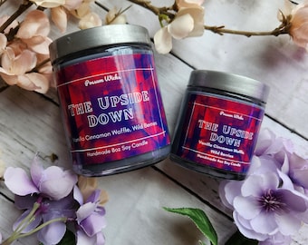 The Upside Down soy candle inspired by Stranger Things