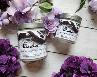 Cinder Inspired Soy Candle from Marissa Meyer's the Lunar Chronicles