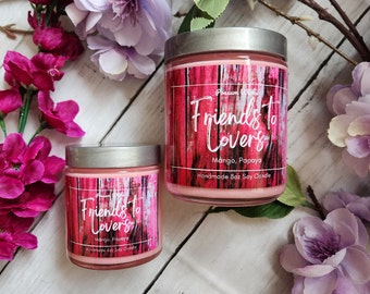 Book Tropes Friends to Lovers Soy Candle