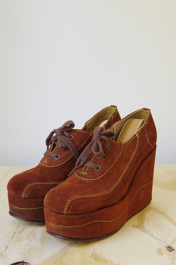 1970s Thom McAn Platform Shoes **RESERVED**