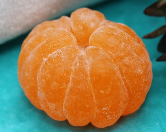 Peeled Mandarin Orange Soap! Realistic soap that looks like a peeled orange! SLS Free! Phthalate Free!