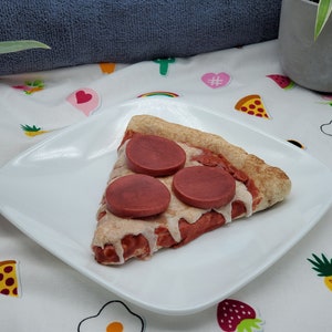 Pizza soap! Realistic soap that looks like pepperoni pizza! SLS Free! Phthalate Free!