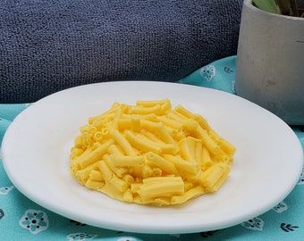 Macaroni and Cheese Soap! Complete with soap plate! Realistic soap that looks like mac and cheese! SLS Free! Phthalate Free!