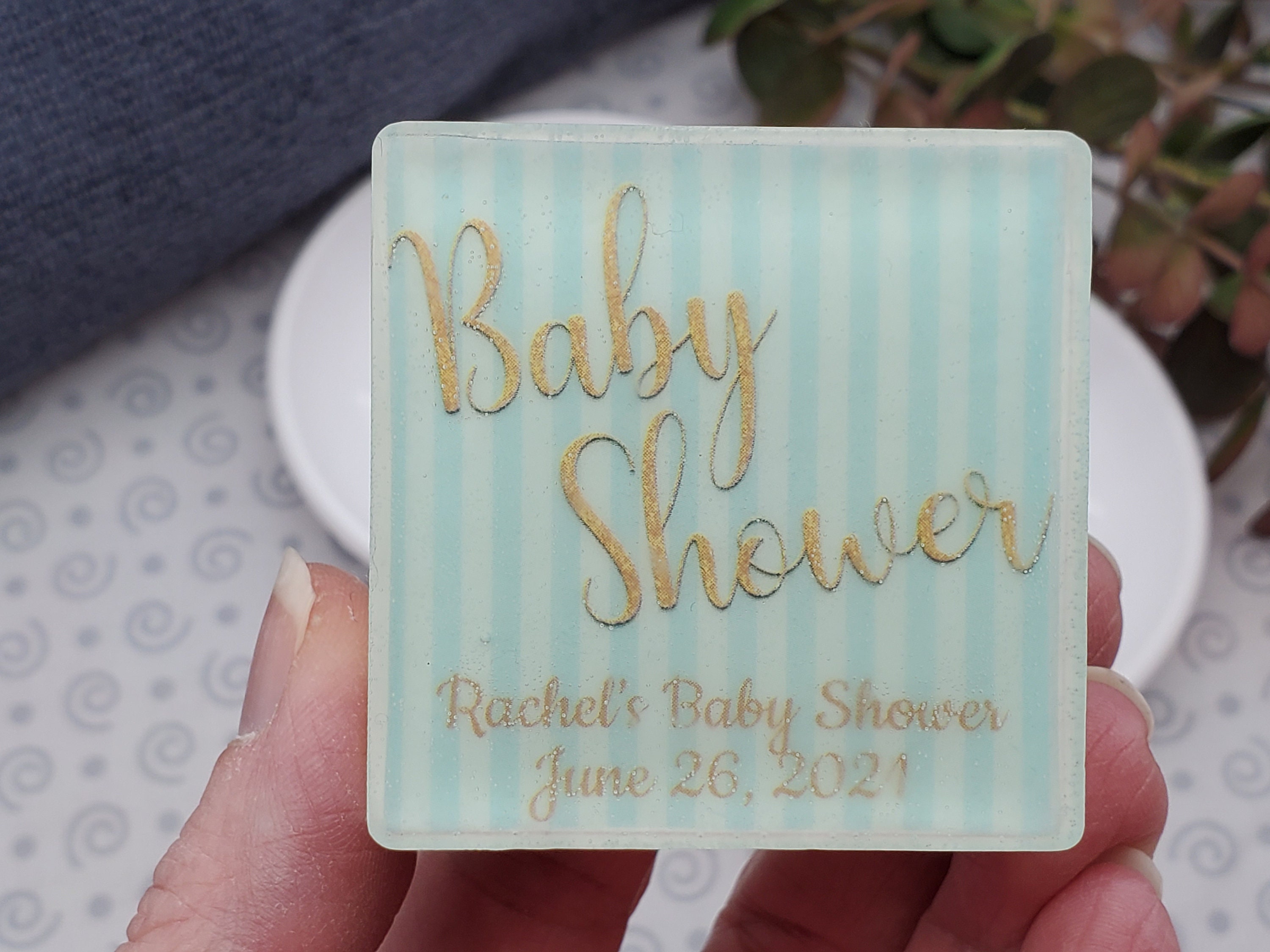 Personalized Baby Shower Favor Soaps Set of 6 Perfect for Etsy