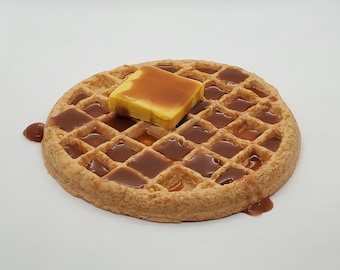 Buttermilk Waffle Soap! Realistic soap looks like a waffle with butter and maple syrup! SLS free! Phthalate free!